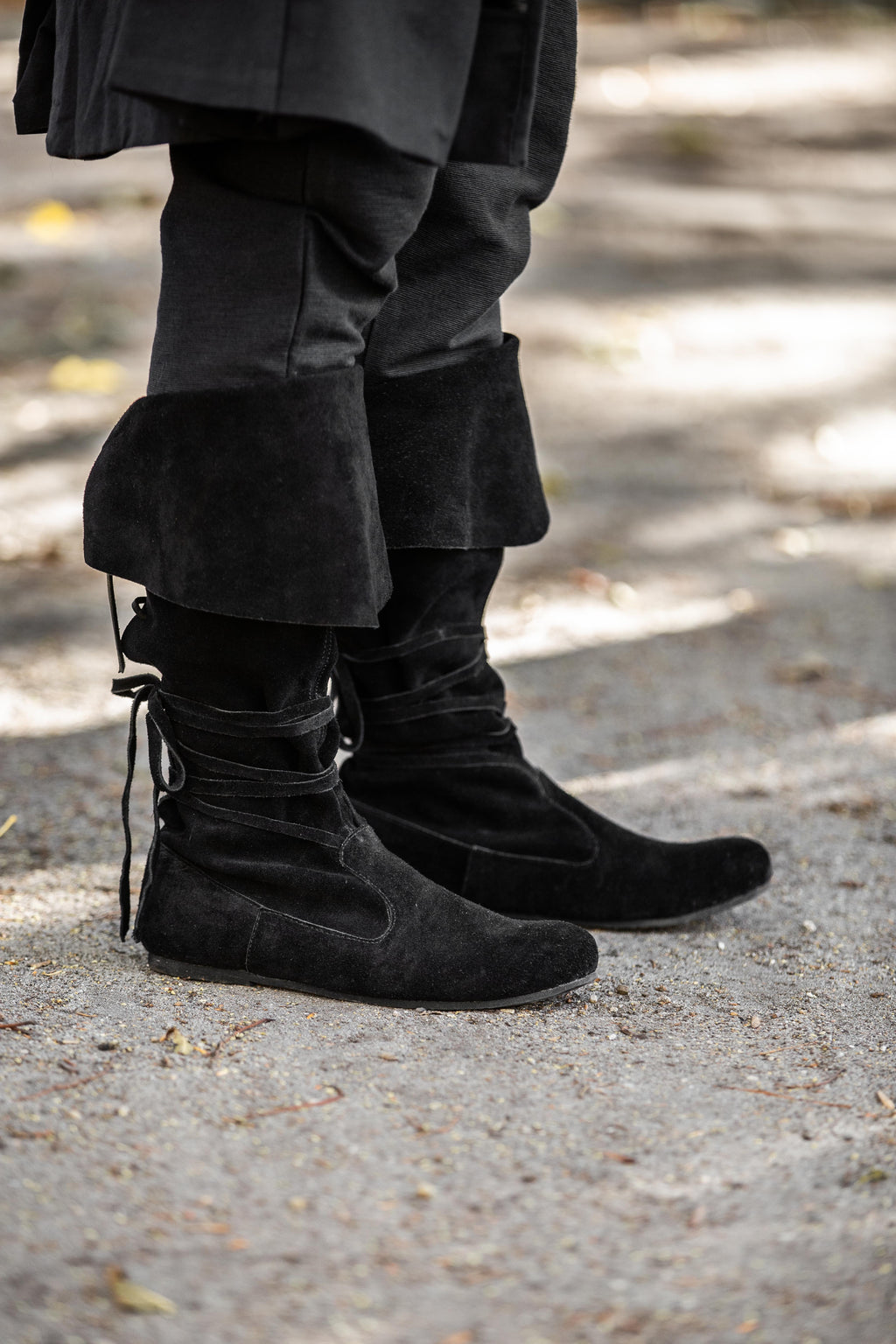 Bottes pirate médiévales en cuir – Geoffrey