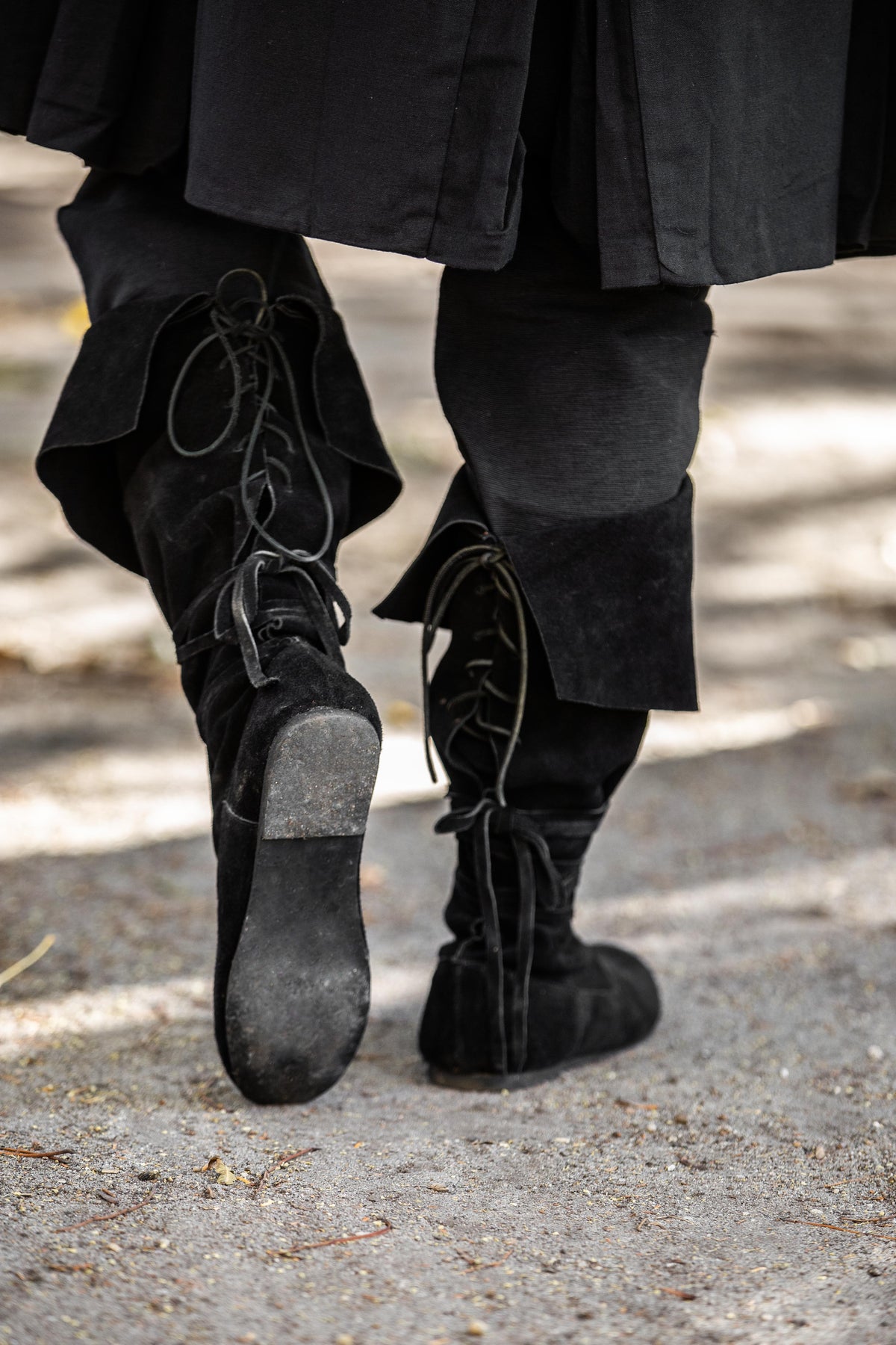 Bottes pirate médiévales en cuir – Geoffrey