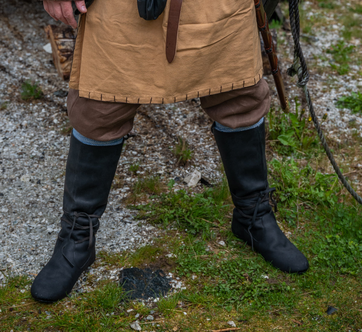 Bottes viking en cuir pour homme – Ole