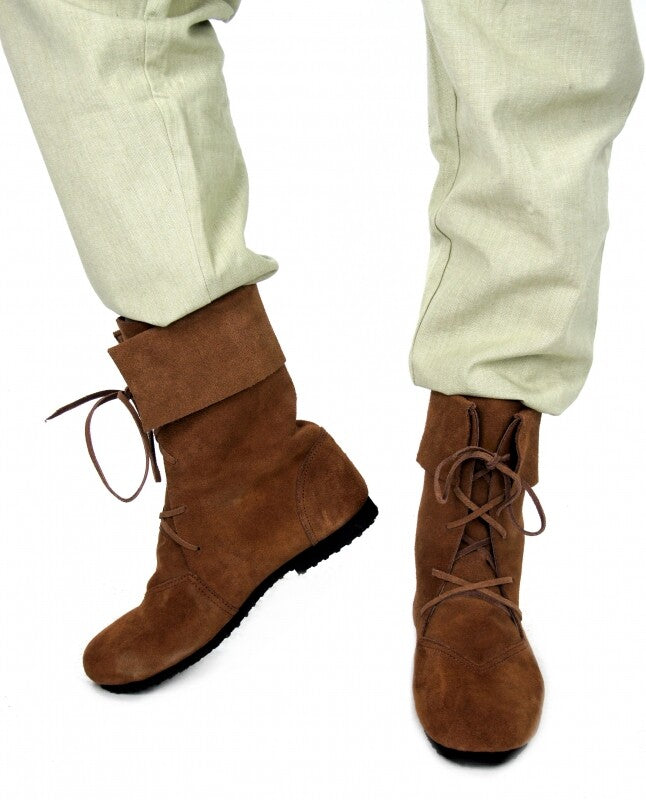 Bottes médiévales à revers pour homme – Aurin