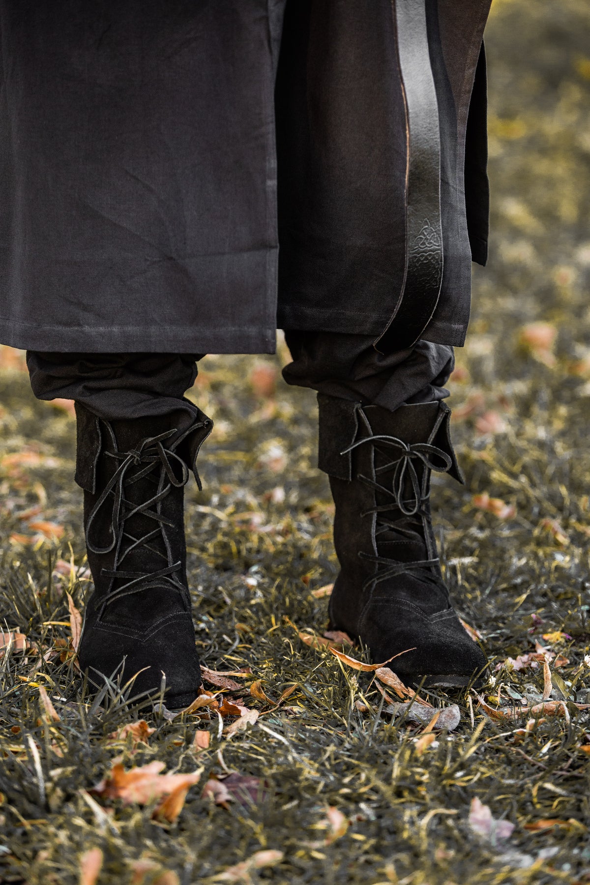 Bottes médiévales à revers pour homme – Aurin