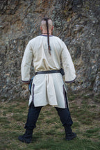 Tunique médiévale homme avec bordure – Halvor