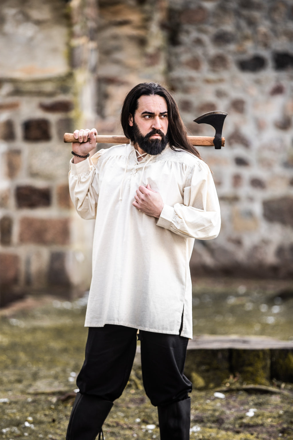 Chemise médiévale longue pour homme – Ulrich