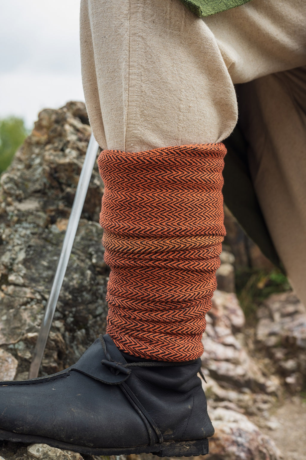 Bandes molletières viking à chevrons – Sindri