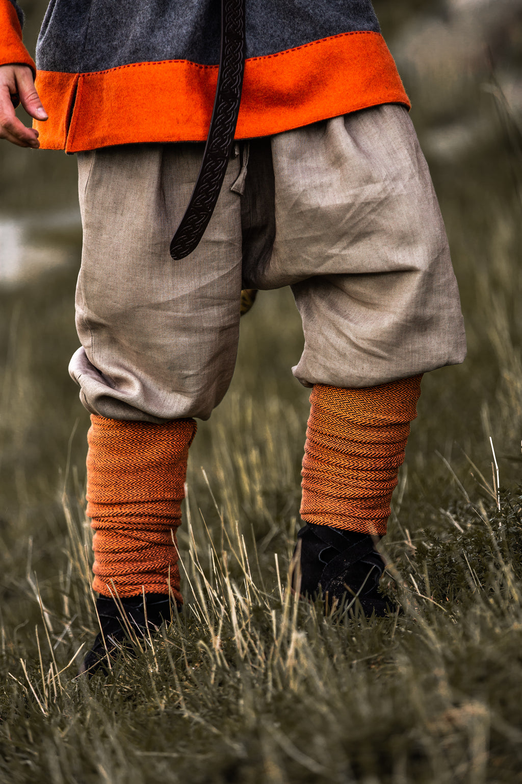 Bandes molletières viking à chevrons – Sindri