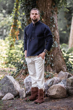 Chemise médiévale en coton tissé à la main – Ingolf