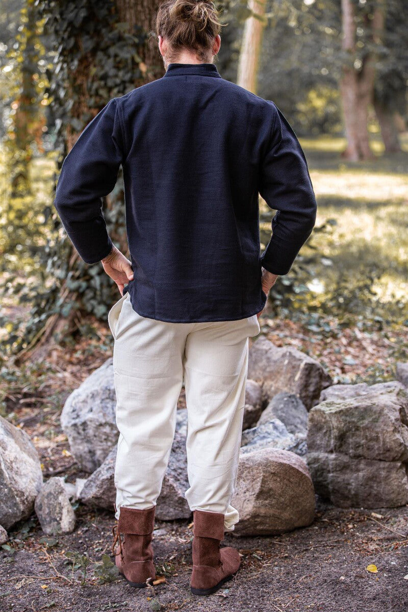 Chemise médiévale en coton tissé à la main – Ingolf