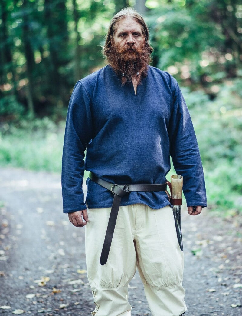 Ceinture médiévale à anneaux en cuir – Conrad