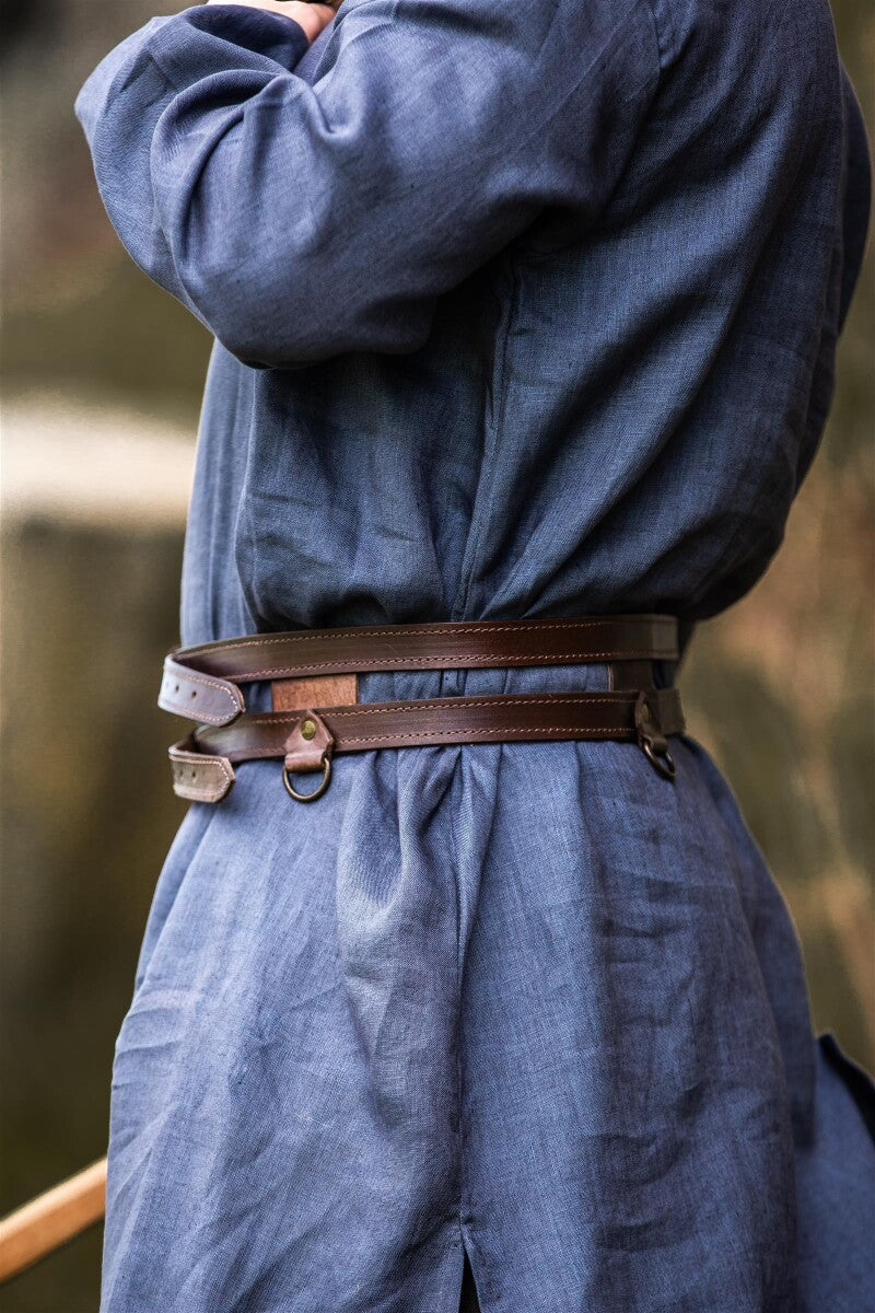 Ceinture double viking en cuir – Ubbe