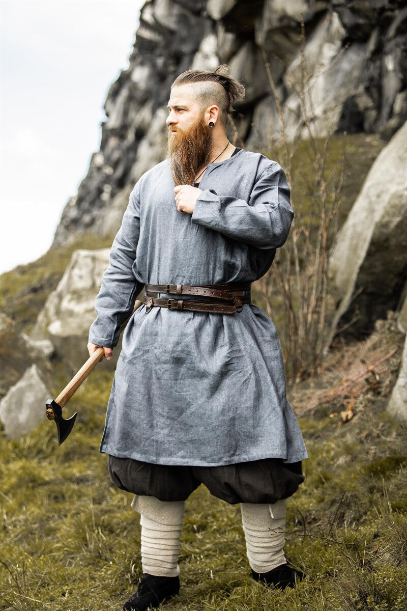 Ceinture double viking en cuir – Ubbe