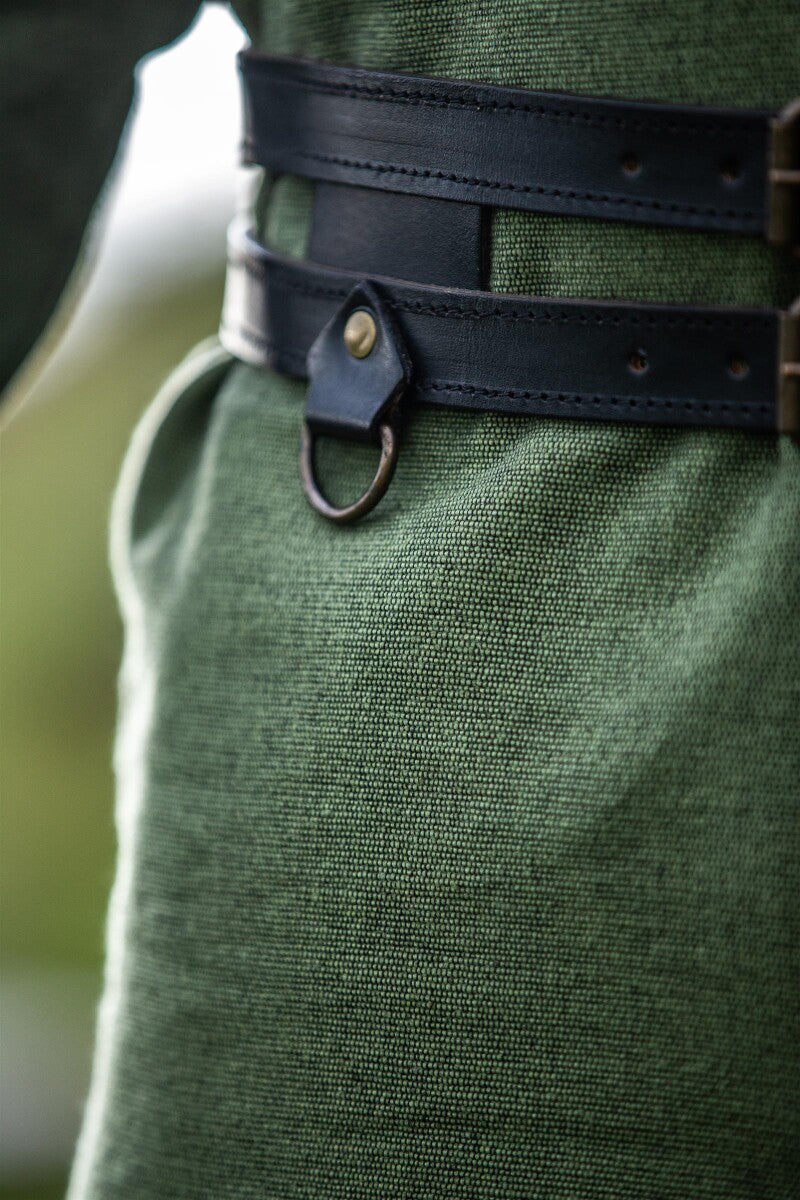 Ceinture double viking en cuir – Ubbe