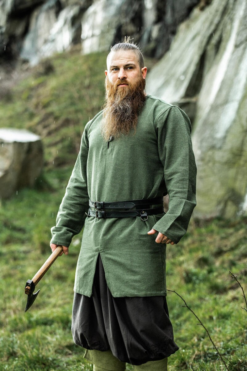 Ceinture double viking en cuir – Ubbe