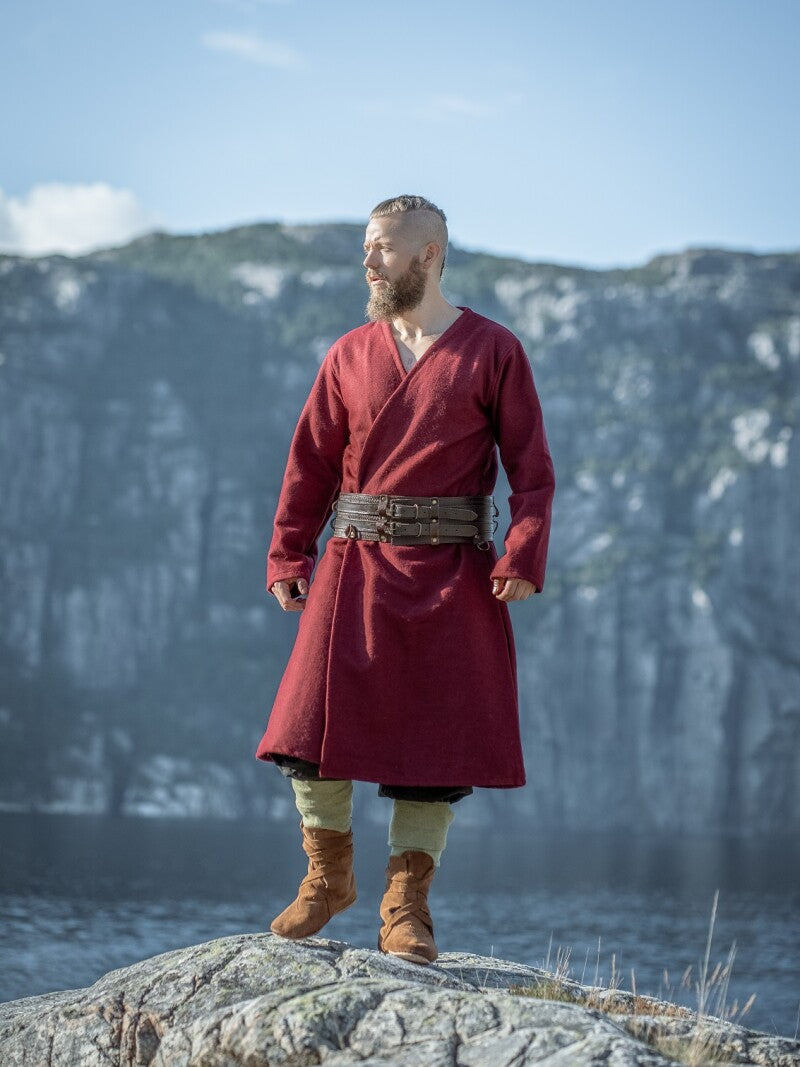 Tunique viking en laine à rabat – Balder