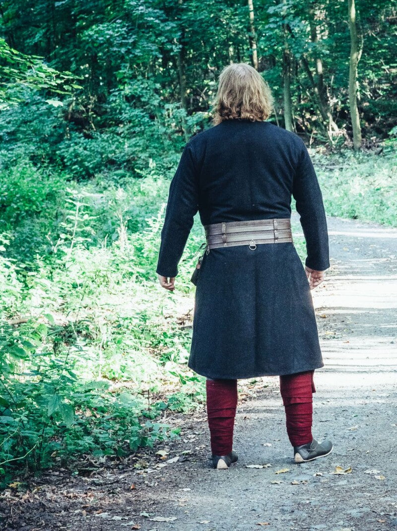 Tunique viking en laine à rabat – Balder